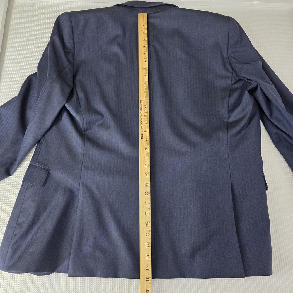 Suitsupply 112 AB10 Navy Wool Blazer 46R | Vitale Barberis Canonico Italy 110s - Picture 13 of 16